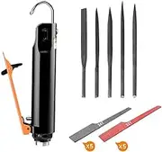 WORKPAD Air Body Saw Multi-function Pneumatic Reciprocating Saw Air Powered Mini Tool, Equipped with 5pcs 24T & 32T saw and 5pcs Filer set…