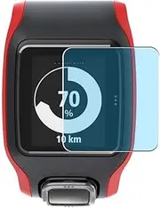[Puccy] 3 Pack Anti Blue Light Screen Protector Film, compatible with TomTom Multi-Sport Cardio TPU Guard （ Not Tempered Glass Protectors ）