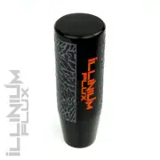 ILLINIUM FLUX ORANGE PAINTED BLACK ELEPHANT DRIFT MANUAL SHIFT KNOB 10X1.5 K69