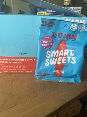 15) SmartSweets , Sweet Fish, Candy with Low Sugar (3g), Plant-Based 12/25 Exp