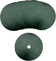 Generic 12x Tree Mulch Rings Tree Protection Mats Fruit Tree Protector Weed Growth Resistant Reusable Round Landscaping Non Woven, 62cm and 7cm Hole