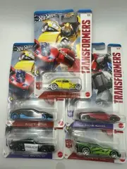 HOT WHEELS 2024 TRANSFORMERS LOT 5 BUGATTI CUSTOM VW MUSTANG PAGANI CORVETTE MOC
