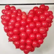 Heart shaped balloon drop net bag wedding decoration event Planning romantic ...