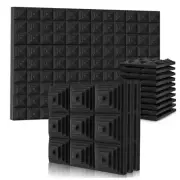 12 Pcs Acoustic Foam Panel,Sound Insulation Foam Panel,Noise Reduction Mat2209