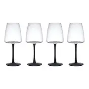 4pc Mikasa Palermo Crystal White Wine Glass Set, 400ml