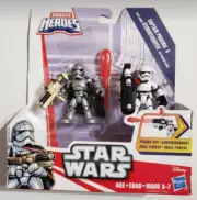 Star Wars Galactic Heroes set: Captain Phasma & First Order Stormtrooper (Hasbro