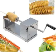 1PC Stainless Steel Spiral Potato Slicer Vegetable Twister Tornado Slicer