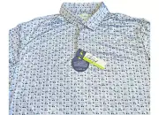 TailorByrd Golf Polo Shirt Short Sleeve Blue Wicking Collared Men's XL X-Large