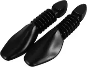 [CLISPEED] 1 Pair Leather Shoes Display Shoe Support Top Shoe Stretcher Leather Boot Stretcher Spring Shoe Support Shoe Stretcher Portable Shoe Stretchers for Women Shoe Shape Plastic Black