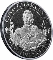 King Charles III Commemorative Coin, King Charles III Coronation Souvenirs Coronation Coins 2023, Metal Coins Celebrate His Majesty King Charles III Coronation Souvenir Gifts