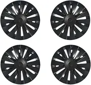 4PCS Wheel Cover Replacement Wheel Cap 19 Inch Hubcap Full Rim Cover Accessories Compatible for Tesla Model Y 2018-2024