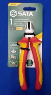 SATA 6-Inch VDE Insulated Diagonal Cutting Pliers ST70232ST