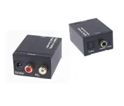 Digital Coaxial Toslink to RCA Analog Audio Converter Adapter Stereo Signal DAC