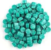 Briartw Wax Seal Beads,Wax Melts,100Pcs Octagon Sealing Wax Beads for Wax Sealing Stamp Melts,Embellishment for Crafts,Letter,Envelopes,Invitations,Wine Gifts Packages,Greeting Cards Sealing
