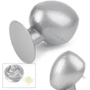 1pc Inflabable Mannequin Head Round Silver Torso Hats Show Durable
