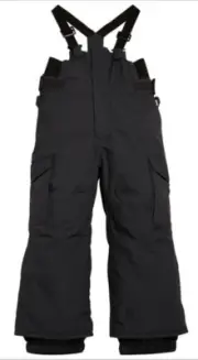 Quiksilver Toddler Black Boogie Pants Bib NEW 3T