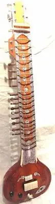 ELECTRIC SITAR SHRI RAVI SHANKAR STYLE DESIGNER TUN WOOD FREE STRING & MIZRAB