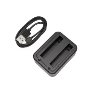 USB Type-C Dual Batteries Charger with Indicator Light For Insta360 X3 Camera