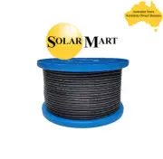 Solar Cable 1.0m - 20.0m x 6mmSq "Twin Core" PV1F Rated - Tinned - 45A Rated
