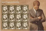 12 John Fitzgerald Kennedy JFK USPS 1 Ounce Forever Stamps First Class Postage (Sheet of 12 Stamps) (1 Pack)