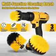 Drill Brush Attachment Set Power Scrubber Cleaning Kit Car Tile Detailing Tools