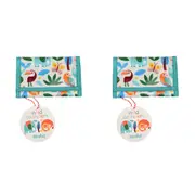 2x Rex London Kids/Childrens Wallet Trifold Money Holder 24.5cm Wild Wonders