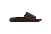 Mens Hush Puppies Hammock Sandals Brown Slides Leather Shoes