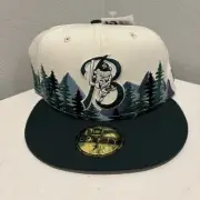 New Era Buffalo Bisons Outdoor Pack 59FIFTY Fitted Hat Cap MiLB Size 7.5 7 1/2