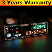 Cyberpunk RGB Nixie Tube Clock Creative LED Clock Support Day Timing & Countdown