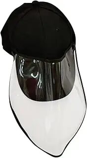 BESPORTBLE Wide Fisherman Hat Anti Spitting Masks Face Hat Baseball Sun Hat Sunshield Hat Full Black Hat Face Covering Hat Face Mask Face Mask Oil Guard Lip Gloss Pearlescent