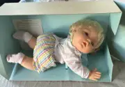 1989 Oopsie Daisy American Doll Blond Girl by Tyco Industries There Goes Baby