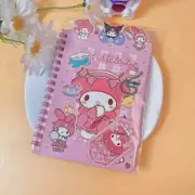 Sanrio Melody Spiral Notebooks / Personalized Stickers and Charm Set NEW