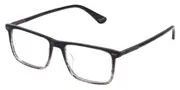 Police VPLQ68 NEW CROSSROADS 1 01EX Men's Glasses Grey Size 52 - Private Health Rebate - Blue Light Block Available