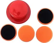 iplusmile 1Set Car Polishing Sponge Pads with Handle Durable Buffing Sponges for Easy Waxing and Polishing Reusable and Washable Car Care Supplies for Auto Detailing