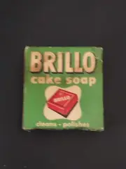 Vintage Brillo Cleanser Cake Soap with Box