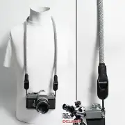 40” Grey Climbing Rope Camera Strap w/ 2x Peak Design Anchors Custom made