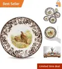 Charming Red Grouse Salad Plate – Earthenware, Microwave & Dishwasher Safe