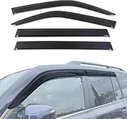AUSGO Weathershields Compatible with Toyota Landcruiser 300 Land Cruiser 300 LC300 2021-Onwards, Luxury Weather Shields Window Visors Wind Deflectors Sun Rain Guard 4PCS Set