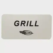 Chaparral Boat Graphic Decal 14.00670 | Grill White Sticker