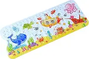 youxiaoshi Baby Bath Mat, Bathroom Bathtub Mat for Kid's, Cartoon Bath Tub Shower Mat with Drain Holes and Suction Cups, 40 X 16 Inch Soft&Non-Slip, Machine Washable (Submarine)