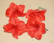 (4 Set) IKEA VINTERFINT Decoration Amaryllis Red Clip On 305.579.93