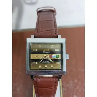 瑞士製 愛其華 Ogival day date 電視機 自動上鍊 機械錶 古著 腕錶 手錶