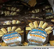 3 PACKS BAMBA PUFFED PEANUT & CORN SNACKS DARK CHOCOLATE & HAZELNUT CREME