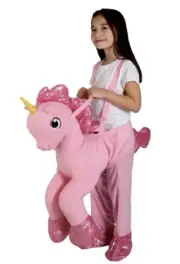 Unicorn Rider Pink Plush Kids Size 2T Halloween Costume, New