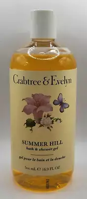 CRABTREE & EVELYN SUMMER HILL BATH & SHOWER GEL 16.9 oz New