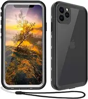 Waterproof iPhone 11 Pro Max Case - Apple iPhone 11 Pro Max Full Body Bumper Case Water Resist Rugged Protection Cover with Built in Screen