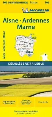 Aisne Ardennes Marne - Michelin Local Map 306: Map by Michelin