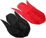 [BESPORTBLE] 2pcs Outdoor Cycling Helmet Liner Hats Unisex Breathable Caps for Sun Protection Pirate Style Hair Wraps Lightweight and Comfortable Headwear for Daily Wear and Sports Activities