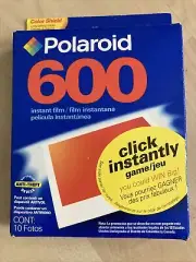 Polaroid 600 Platinum Instant Film Photo 10 Pack New Sealed Old Stock Exp 1/2005