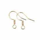 50pcs 925 Sterling Silver Earring Wire Hooks Fish Hooks Earrings Jewelry Finding